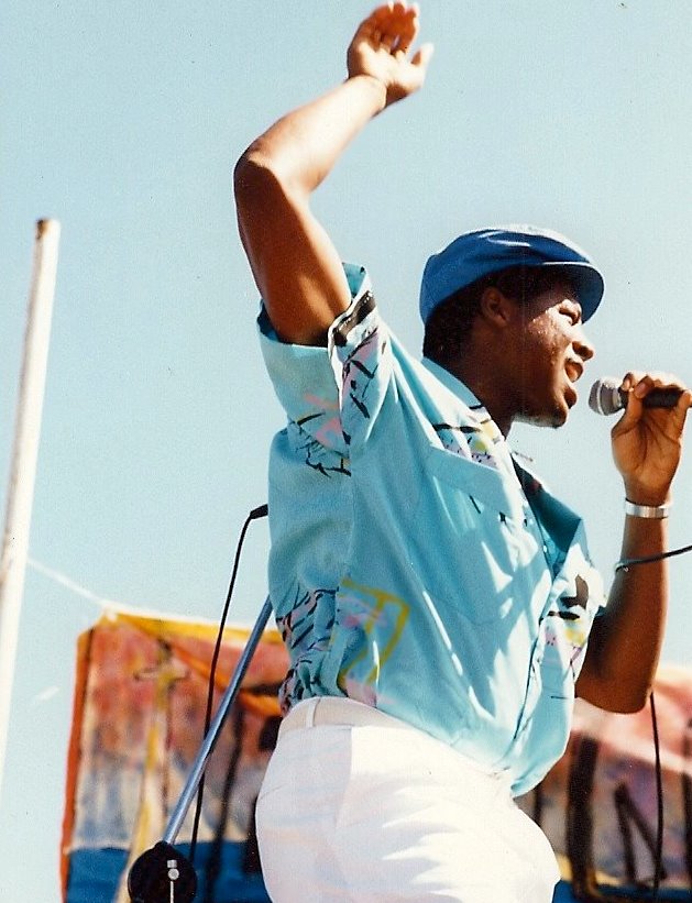 Michael Wagner @ Belize Caye Fest 1988, Jackie Robinson Stadium